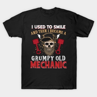 I Becamem A Grumpy Old Mechanic T-Shirt
